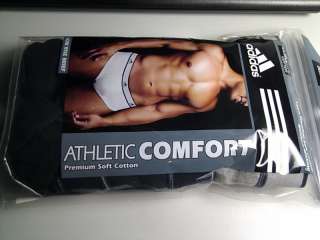ADIDAS CLIMALITE COTTON LOW RISE BRIEFS 3 PACK SMALL 30  