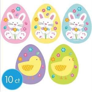  Easter Bunny Eggs Cutout Set (10ct)