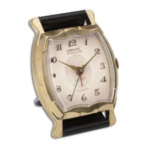  Uttermost 4.5 Wristwatch Alarm Square Grene Clock Brass 