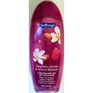 Softsoap Moisturizing Body Wash, Raspberry Sorbet & Almond Blossom, 18 