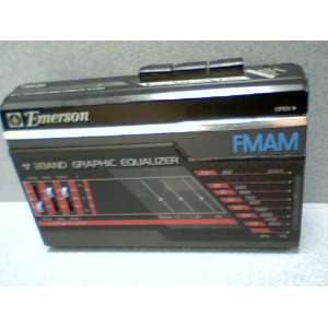 Emerson Model No. CRS25BP Emerson AM/FM Stereo Radio Cassette Player 