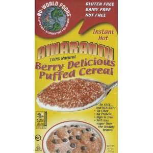 Amaranth Berry Delicious Puffed Hot Cereal  Grocery 