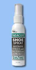 Tineacide Foot & Toenail Fungus Treatment, Shoe Spray  
