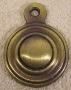 Vintage Brass Bed Bolt or Screw Covers