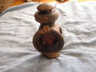Antique Kerosene Carriage Lamp  