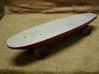 Vintage Wooden Skateboard  Old Antique Toys Scooter Skate Board 
