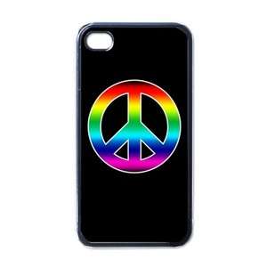 NEW Colorful Peace Sign Logo Apple iPhone 4 / 4s Hard Case Cover 