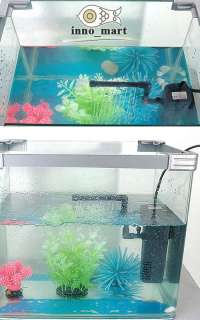 Professional Internal Fish Tank Aquarium Submersible 600L/H Filter 