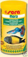 sera Flora Tropical Fish Flake Food 100 ml AQUARIUM  