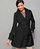    DKNY Coat, Sabrina Notched Collar Trench  