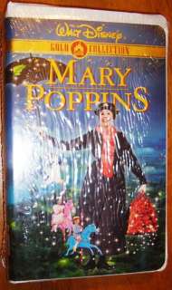 VHS Walt Disneys MARY POPPINS Gold Collection NEW  