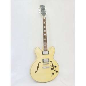  NEW ELECTRIC GUITAR NATURAL Thinline Archtop   CUSTOM 