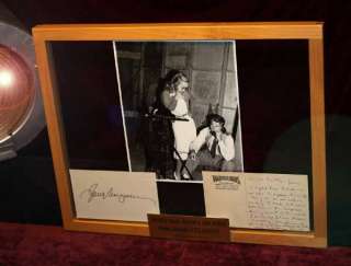   REAGAN and JANE WYMAN Autographs, Frame, UACC, COA, DVD, Plaque  