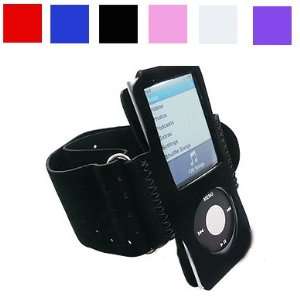 New Ipod Nano 4 Armband Neoprene Carrying Case Cover for the New Apple 