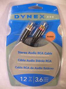Digital Audio Cable 12 RCA Home Theater DX AV222 12FT  