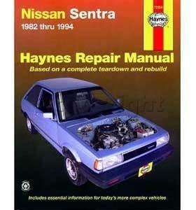   Manual Nissan Sentra 94 93 92 91 90 89 88 87 86 85 84 83 Car  