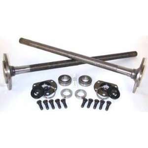 One piece, long axles for 82 86 Model 20 CJ7 & CJ8 with bearings and 