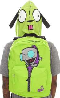 INVADER ZIM Gir Hooded BACKPACK New Back to School BTS  