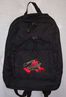 RODEO black backpack bronc bull riding horse roping NEW  