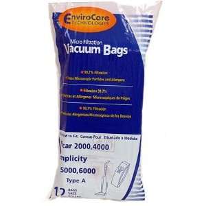   Brush Upright Vacuum Cleaner Bags   Generic   12 pack