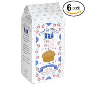 Pantry Shelf Muffin Mix, Applesauce, 18 Ounce Boxes (Pack of 6)