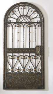 Tuscan Metal Iron 55 Garden Gate Wall Grille Grill  