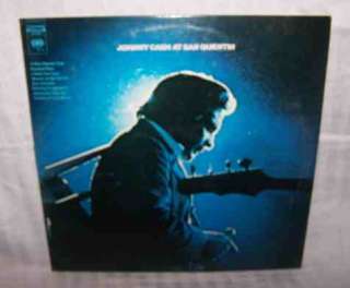 VINTAGE LP Johnny Cash at San Quentin CS 9827  