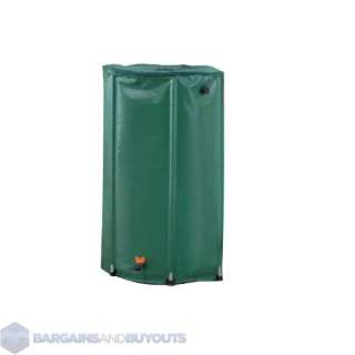 Outdoor Collapsible Rain Barrel/Storage Green 374993  