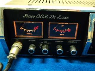   Kraco SSB De Luxe 23 Channel CB Transceiver Base Station Radio  