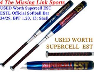   Cryogenic Official Softball Baseball Bat 34/29 NEW Bat Grip 15 Shell