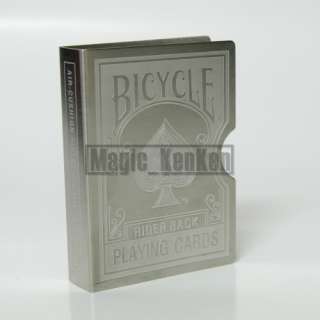 Metal Playing Card Clip Bicycle Deck Rider Back Alloy Clamp New Matt 