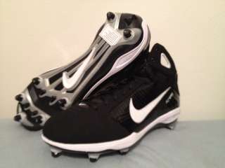 Nike Zoom Hyperfly D Mid Mens Football Cleats Black/White $120  