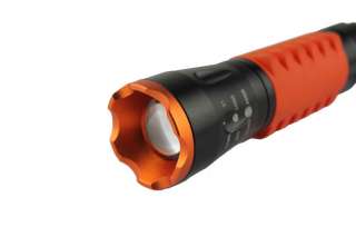 modes rubber grip aluminum alloy flashlight torch supper bright 300 
