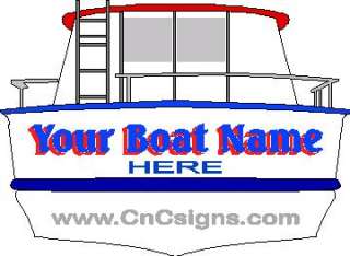  ports registration numbers power boats sail boats 2 color custom boat