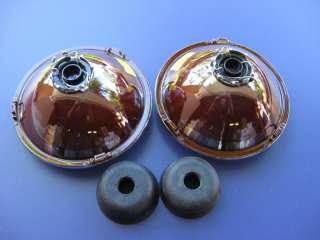 Bosch 7 Round H4 Sealed Beam Headlights Upgrade Pair  