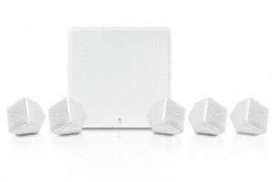 Boston Acoustics SoundWare XS White 5.1 Channel Home Theater Speaker 