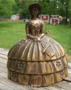 Adorable Brass Southern Belle Bell  