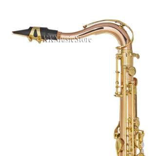 NEW ROSE BRASS Body & Gold LACQUER TENOR SAXOPHONE SAX  