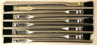 Flux Acid Patina Brush Brushes   Stained Glass (10)  