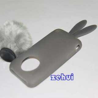 Colors Soft Cute Bunny Rabbit Silicone Bumper Case Cover for 
