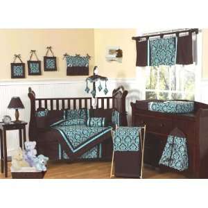  Bella Turquoise 9 Piece Crib Bedding Collection Baby