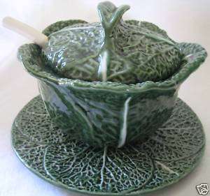 Secla Portugal Cabbage Soup Tureen Underplate & Laddle  