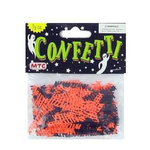    24 Bags of Happy Halloween Orange & Black Confetti