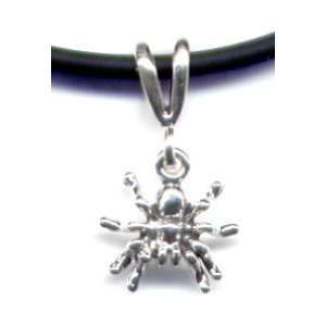  14 Black Spider Necklace Sterling Silver Jewelry 