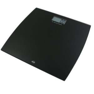   Bathroom Scale with Black Tempered Glass Platform   17412826 Beauty