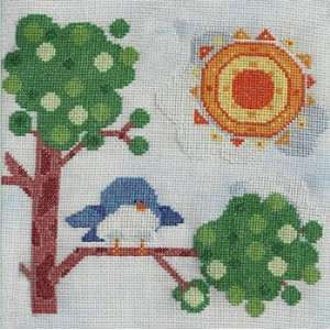  Sunbathing (Color Blitz)   Cross Stitch Pattern Arts 