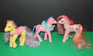 Huge Vintage Hasbro My Little Pony Lot 33 Ponies Babies  