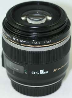 New Canon EFS 60mm f/2.8 Macro USM lens