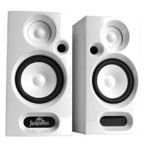   LF 21BT Bluetooth Enabled Stereo Speakers 10W (White) Electronics
