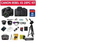 Canon EOS Rebel XS Digital SLR Camera + 28 Piece Kit 689466105827 
